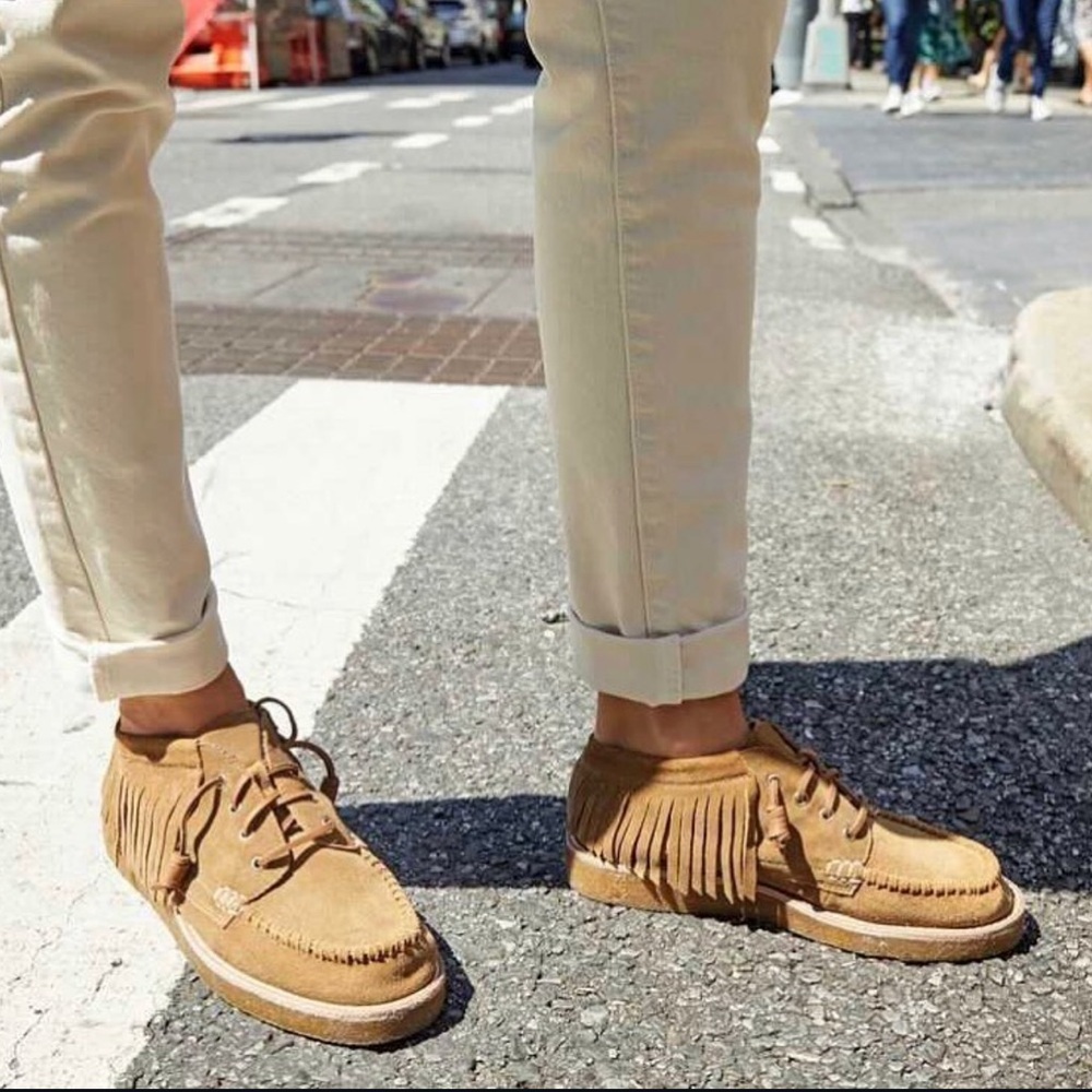Sperry x Rebecca Minkoff Brown Fringe Chukka Boots